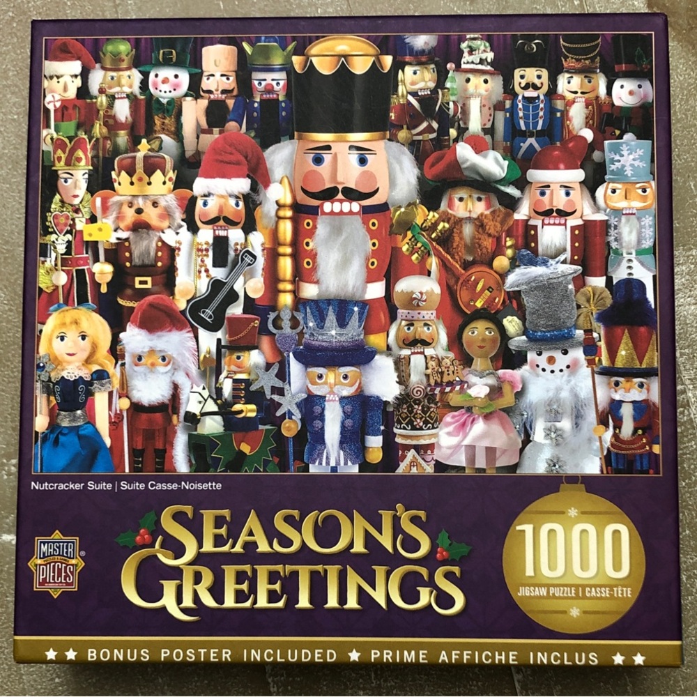 1000 Piece Puzzle - Master Pieces Seasons Greetings Nutcracker Suite